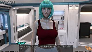3D animated porn: Stranded in Space 89 with a hot doctor