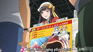 Public hentai with subtitles featuring big tits and big ass