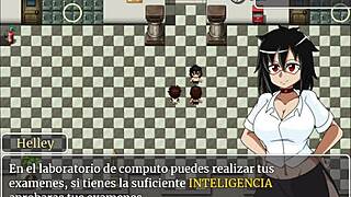 Adult game with an anime style called My college v16 part 1