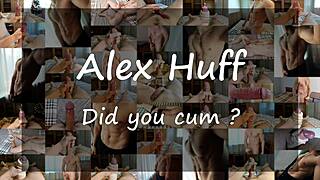 Alex huff's solo performance ends with a facial on the desk