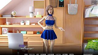 3D animated cheerleaders in hot university action