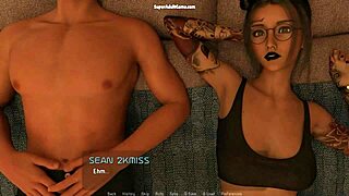3D game with sexual content featuring a naughty teen