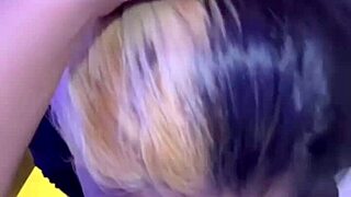 Natural tits bounce while getting blown and fucked