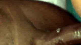 A skinny woman with natural big boobs gets horny and has sex
