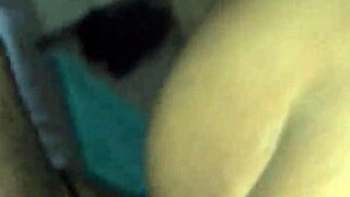 A skinny woman with natural big boobs gets horny and has sex