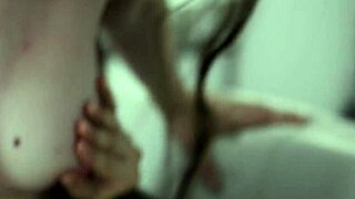 Horny brunette gets her hairy muff licked by friend