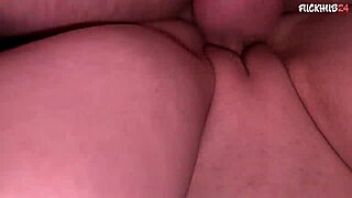 Pretty blonde gets big dick in outdoor sex in Russian porn video