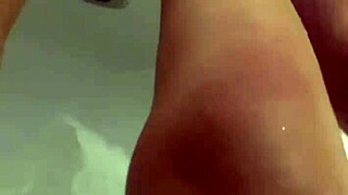 Sultry Latina gives a sloppy blowjob to her husband's new cock ring