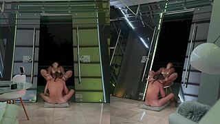 Amateur couple exchange blowjobs and eat each other's pussies