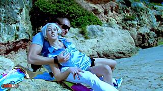 French beach and fuck with a gorgeous slut named milky cooper
