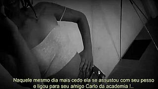 I'm obsessed with this hot Brazilian mulata and her fit lover