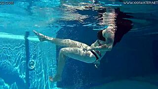 Sheril Blossom, Hot Russian Teen, Strips in Steamy Underwater Bikini Scene