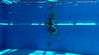 Sheril Blossom, Hot Russian Teen, Strips in Steamy Underwater Bikini Scene
