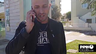 Blonde Tina Princess receives intense anal penetration from Luca Ferrero followed by rimming