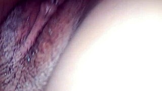 A black man with a big cock rips clothes off a white babe and fucks her on the couch, making her ass bigger