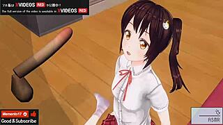 無修正日本のヘンタイアニメの手コキとフェラASMRイヤホン用