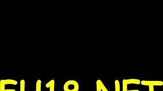 Esta zorra salvaje de 18 años se dobla y la follan duro a perrito