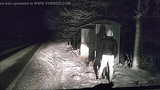 Napalona polska żona mocno bzykana przy drodze