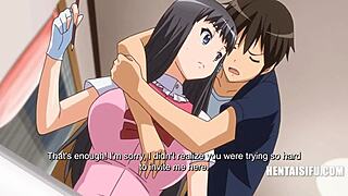 情色动画公司女孩们狂野场景中操唯一的男实习生