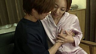 Japanese Mature Yuka Mikawa in Creampie Action. Her Small Waist Shines During Intense Pussy Play!