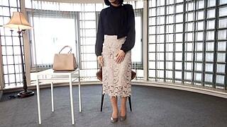 결혼한 Kaori Asakoshi의 첫 촬영