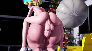 Rietas lomatunnelma täydellä äänellä villissä hentai-panossa