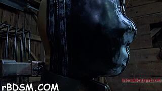 Wah, Cantik Ini Diikat Terbalik Dapat Memeknya Dihajar Total! 😈