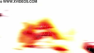 Eveline Dellai terima DP kasar 2on1 dengan creampie