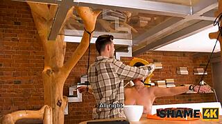 Shame4k Birthday Cake for Granny Turns Into Wild Young Sex