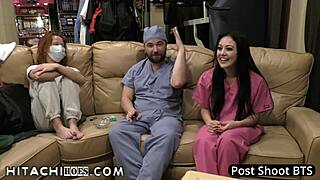 Pasien Blaire Celeste Jerit Dari Orgasme Tongkat Sihir Hitachi di Pemeriksaan Rumah Sakit