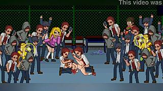Hej, ikad igrao Školsku Tačku Borbe sa punim pristupom seksi galeriji? Divlje sa grubom anime akcijom i vrućim lezbijskim borbama!