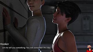 I-i hrám ako zlatý chlapec kurva vo verejnom vonkajšom kreslenom hre