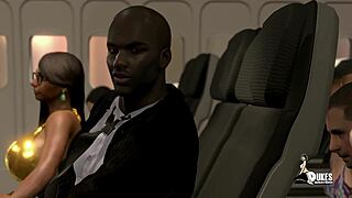 Dolgok mocskossá válnak Ms Jiggles-szel a repülésén