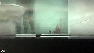 Amateur video of a beautiful woman taking a relaxing bath