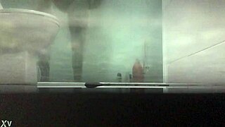 Amateur video of a beautiful woman taking a relaxing bath