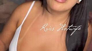 Kriss hotwife answers questions in public outdoor setting 😏