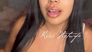 Kriss hotwife answers questions in public outdoor setting 😏