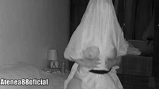 Ghost caught on camera at halloween party