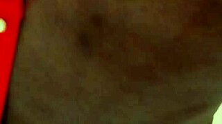 Ebony Milf Enjoys Solo Play with Dildo in Sensual Lingerie Session