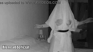Ghost caught on camera at halloween party