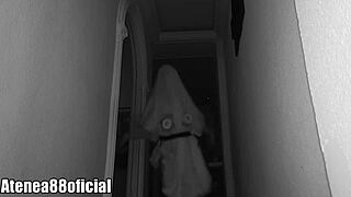 Ghost caught on camera at halloween party