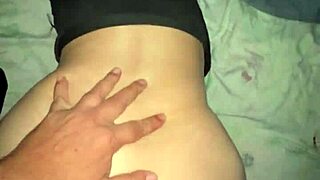 The naughty wife on all fours receives a cumshot blowjob from the old cuckold's prostitute, in an amateur setting.