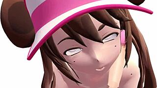 Pokemon Mei 18 Gets Hypnotized Into Sucking Cock