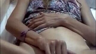 Feeling the excitement while playing with Sarita's pussy during the game