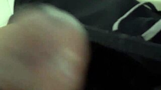 I masturbated in the restroom with a black cock!