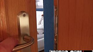 Gorgeous Brunette Riding Her Voyeur Lover