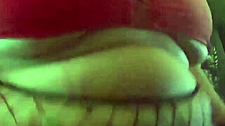 Chubby Teen 18+ In Fishnets Belly Play With Big Tits And Fat Belly