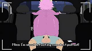 Mina Rides Big Cock In Car