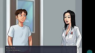 Summertime saga 33 features horny teen 18+ fucking sexy asian teacher with cumshot