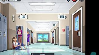 Summertime saga 33 features horny teen 18+ fucking sexy asian teacher with cumshot